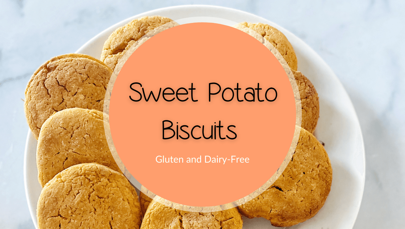 Sweet potato gluten-free dairy-free biscuit