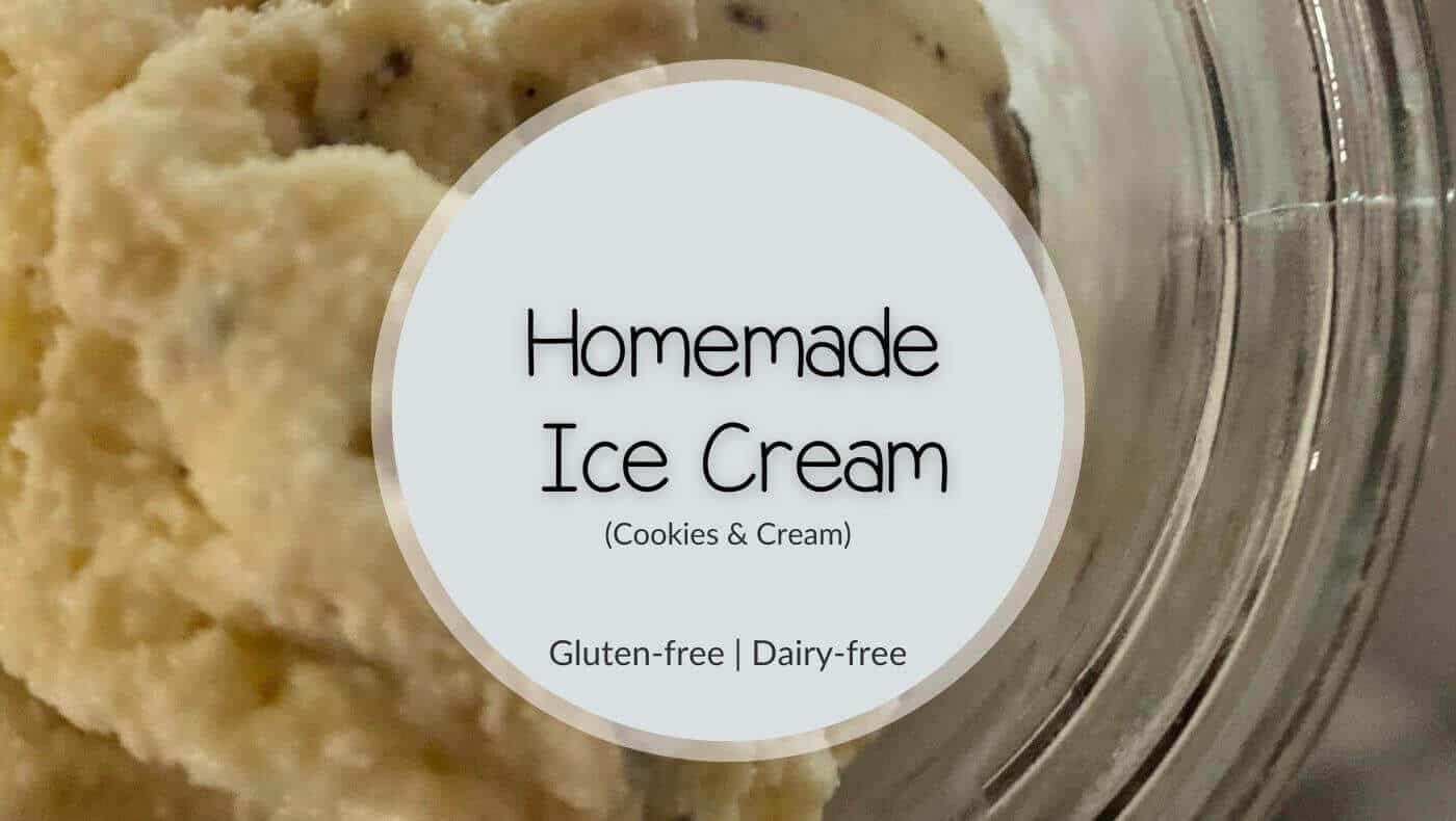 homemade ice cream cookies & cream