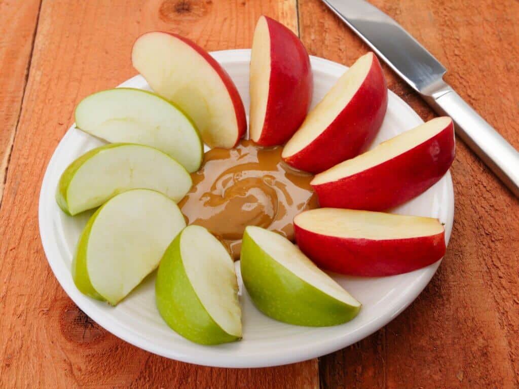 Gluten Free Snack Ideas Apples and Nut Butter