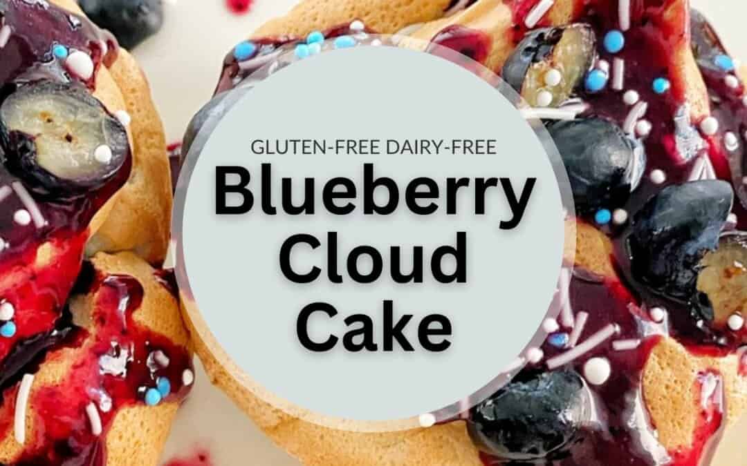 Gluten free Blueberry Cloud Cake