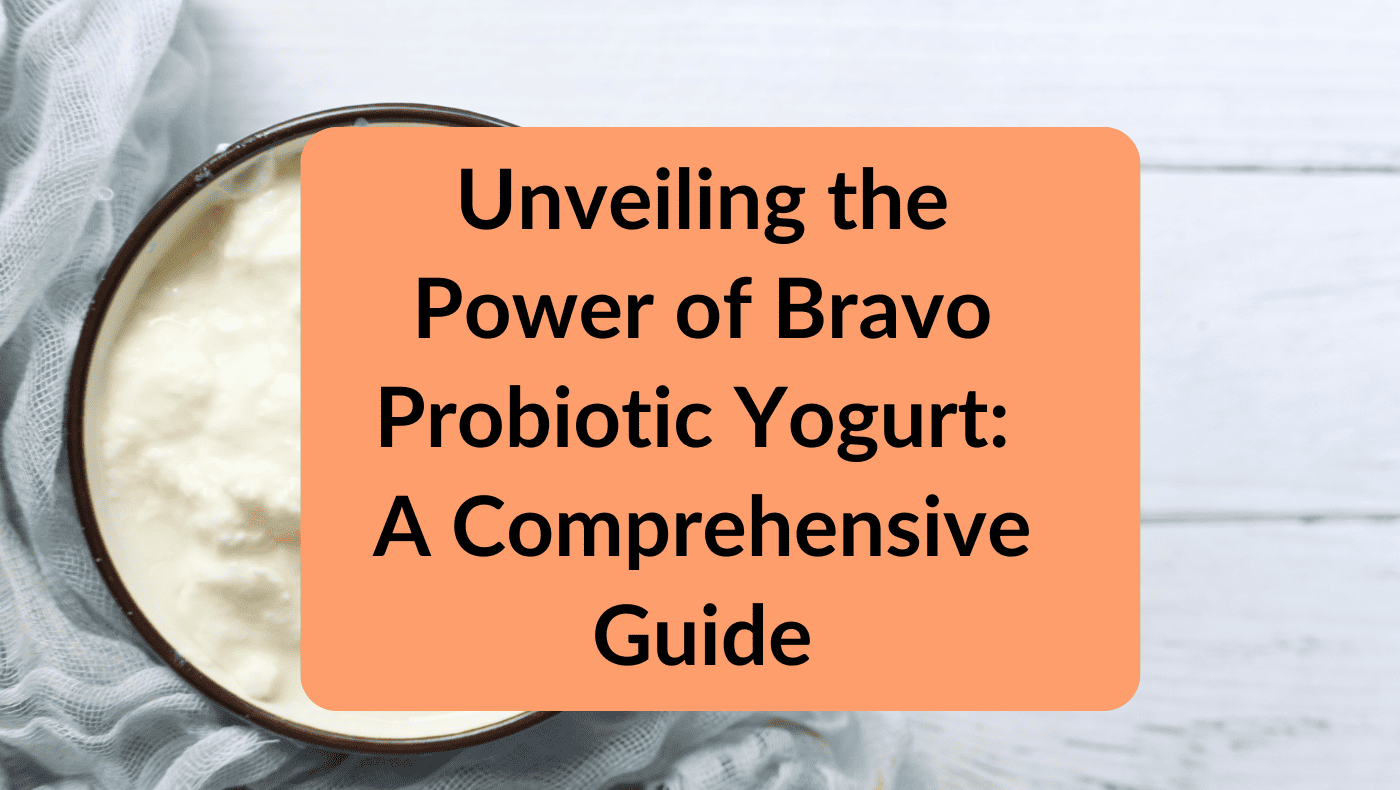 Bravo Probiotic Yogurt